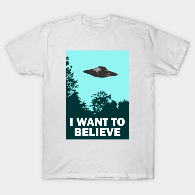 I want to believe T-Shirt by Blade Runner Thoughts